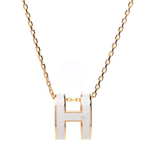 hermes h necklace replica|hermes pop h necklace price.